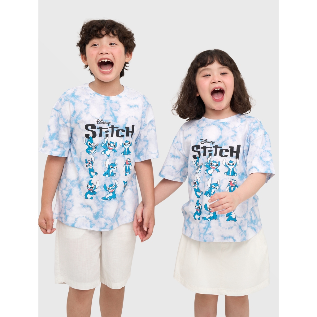 Áo phông unisex trẻ em CANIFA cộc tay in họa tiết 3TS25S007