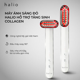 Máy Chăm Sóc Da Halio Red Light Therapy Device 3 In 1 - Ánh Sáng Đỏ Nâng Cơ EMS - BH 12 Tháng