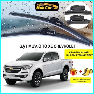 Gạt Mưa Ô Tô Chevrolet Cao Cấp HubCar Thân Mềm Không Xương Gạt Sạch Êm Ái Tăng Hiệu Suất Tối Ưu