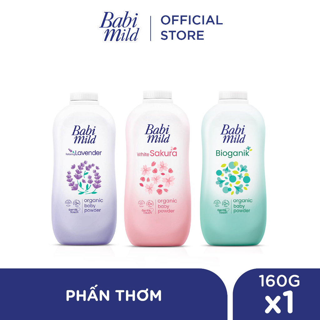 Phấn Rôm Trẻ Em Babi Mild 160g