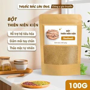 Bột thiên niên kiện 100g, hỗ trợ giảm đau nhức, tê bì tay chân, thoát vị đĩa đệm, tốt cho xương khớp