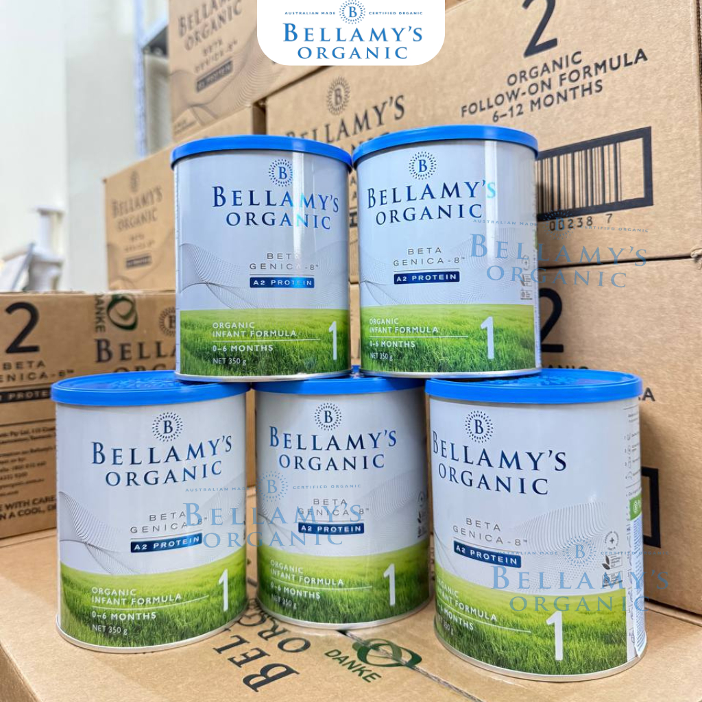 Bellamy's Organic 2 2缶セット Sữa Bellamy Organic A2 350g – Sữa Mát, Tăng Sức Đề Kháng, Hỗ Trợ