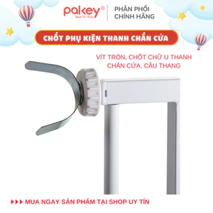 Chốt tròn - vít chữ U cho bề mặt trụ con tiện, chốt thẳng cho thanh chắn cửa chắn cầu thang Pakey