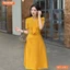 Đầm thiết kế BEMINE cổ tim cách điệu dáng chữ A phù hợp đi làm-MT11001