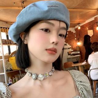 IK Mũ Nồi Phối Vành Mũ Beret Hình Bát Giác Phong Cách Retro U11