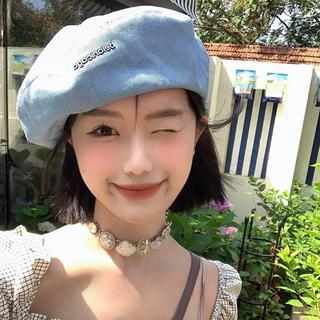 IK Mũ Nồi Phối Vành Mũ Beret Hình Bát Giác Phong Cách Retro U11