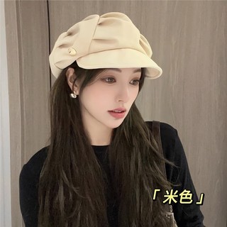 IK Mũ Nồi Phối Vành Mũ Beret Hình Bát Giác Phong Cách Retro U11