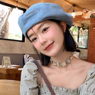 IK Mũ Nồi Phối Vành Mũ Beret Hình Bát Giác Phong Cách Retro U11