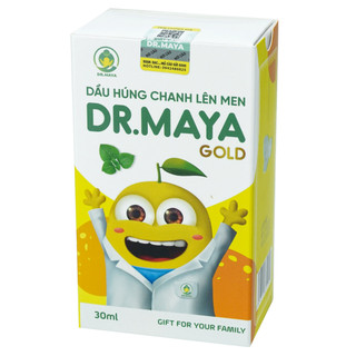 Dầu húng chanh lên men Dr. Maya Gold 30ml - Hỗ Trợ Giảm Ho, Sốt, Cảm Cúm tăng đề kháng cho bé