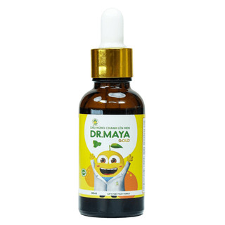 Dầu húng chanh lên men Dr. Maya Gold 30ml - Hỗ Trợ Giảm Ho, Sốt, Cảm Cúm tăng đề kháng cho bé