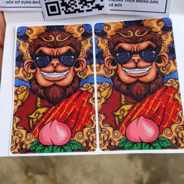Miếng Dán Trang Trí BỘ TRANH TQ 4 - Decal Sticker Thẻ ATM (Thẻ Chung Cư, Thẻ Xe, Debit, Credit) NF2