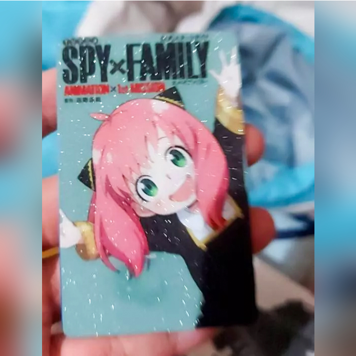 Miếng Dán Trang Trí SPY x FAMILY - Sticker Thẻ ATM (Thẻ Chung Cư, Thẻ Xe, Debit, Credit) NF2
