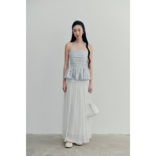 Áo OLV cúp ngực xếp ly dáng peplum nhiều màu pastel trẻ trung Ellerby phù hợp đi chơi đi cà phê
