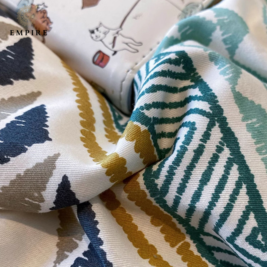 Bộ chăn ga gối 4 món cotton chăn chần bông organic 100% bo chun drap - EMPIRE Bedding & Decor