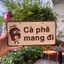 Bảng Gỗ Chữ "Cà Phê Mang Đi" Treo Trang Trí Quán Cafe, Quầy Pha Chế, Xe Bán Cà Phê