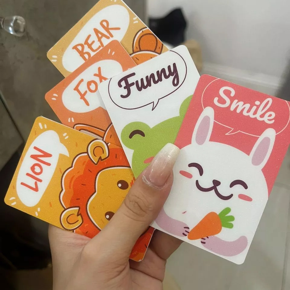 Miếng Dán Trang Trí ANIMAL DỄ THƯƠNG- Sticker Thẻ ATM (Thẻ Chung Cư, Thẻ Xe, Debit, Credit) NF2