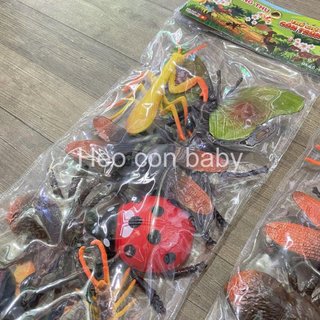 Đồ chơi bộ túi côn trùng bằng nhựa dẻo (Bịch lớn) / Đồ chơi chọc ghẹo