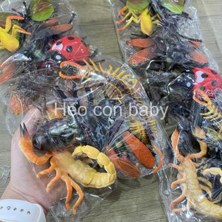 Đồ chơi bộ túi côn trùng bằng nhựa dẻo (Bịch lớn) / Đồ chơi chọc ghẹo