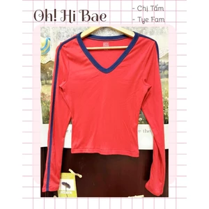 Áo thun tay dài viền thể thao vnxk