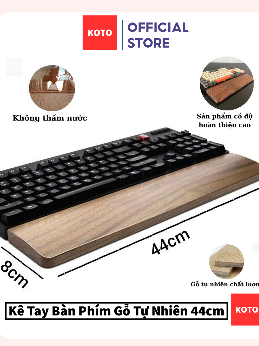 Kê Tay Bàn Phím Gỗ - Hình ảnh thực tế