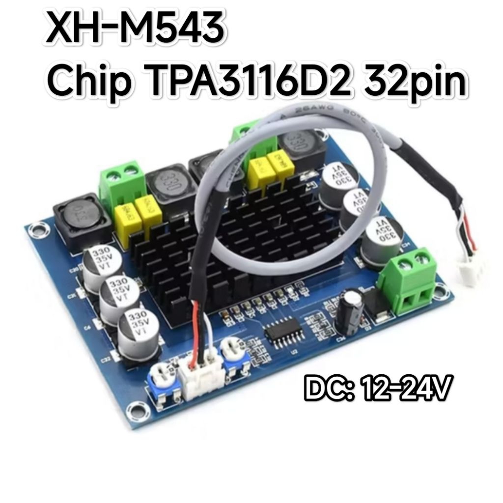 XH-M543 Chip TPA3116D2 32pin• Mạch khuếch đại âm thanh 2*120W Diy ...
