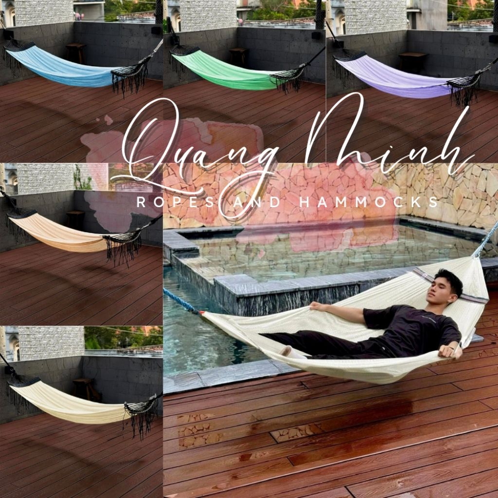 Võng lưới (không gồm khung) Quang Minh 2 lớp size đại to 2m4 – CỰC BỀN TỐT nằm mát