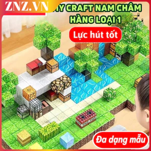 Khối Nam Châm Xếp Hình Khối Xây Dựng Mô Hình My World Giáo Dục Cho Trẻ Em