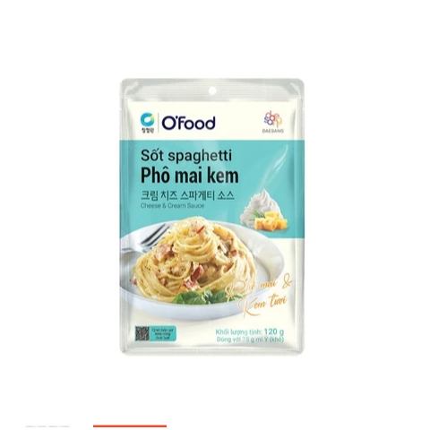 Combo 5 gói sốt mỳ Ý Spaghetti OFood vị chuẩn Ý (gói 120g)