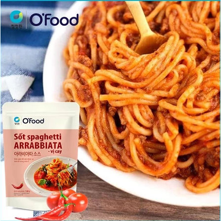 Combo 5 gói sốt mỳ Ý Spaghetti OFood vị chuẩn Ý (gói 120g)