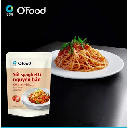 Combo 5 gói sốt mỳ Ý Spaghetti OFood vị chuẩn Ý (gói 120g)