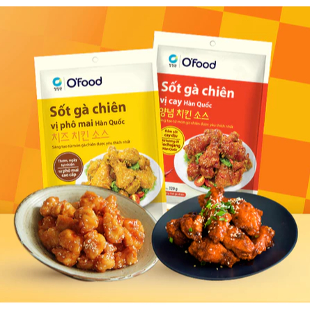 Combo 2 gói sốt gà chiên Ofood, sốt gà thơm ngon các vị gói 120g