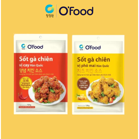 Combo 2 gói sốt gà chiên Ofood, sốt gà thơm ngon các vị gói 120g
