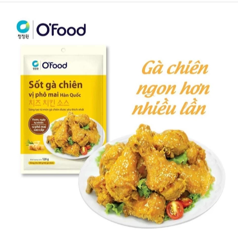 Combo 2 gói sốt gà chiên Ofood, sốt gà thơm ngon các vị gói 120g