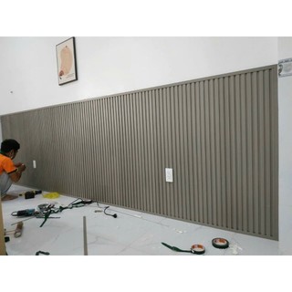 Tấm nhựa ốp tường lam sóng 4 sóng cao (Dài 95cm x Rộng 15cm)