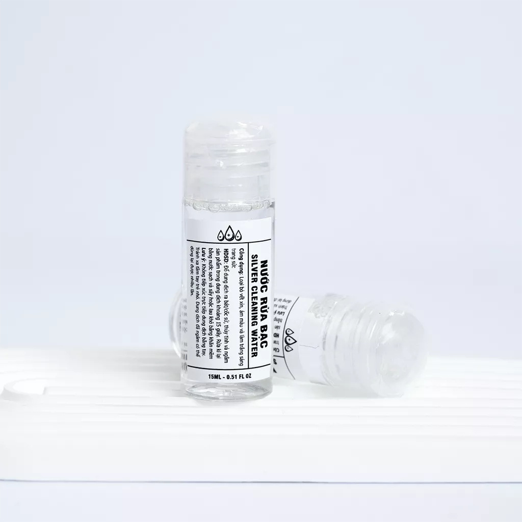 Nước rửa trang sức bạc IMOON, dung dịch làm sáng bóng bạc như mới 15ml