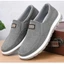 Giày Lười Nam Trung Niên FASASTORE Đế Mềm Êm Chân Vải Canvas Thoáng Khí Đi Bộ, Đi Chơi