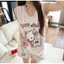 Set Đồ Bộ Nữ Mặc Nhà Tanktop Sát Nách Quần Cộc In Hình Kitty Kẻ Sọc Dễ Thương Chất Cotton Thoáng Mát