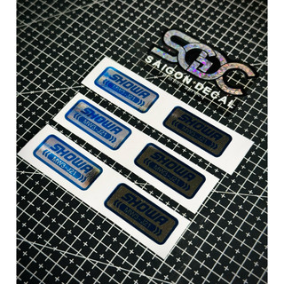 Tem Sticker Crom Dán Chân Phuộc, Thân Phuộc Daytona Showa |SGDC - 1 Cái/Cặp|