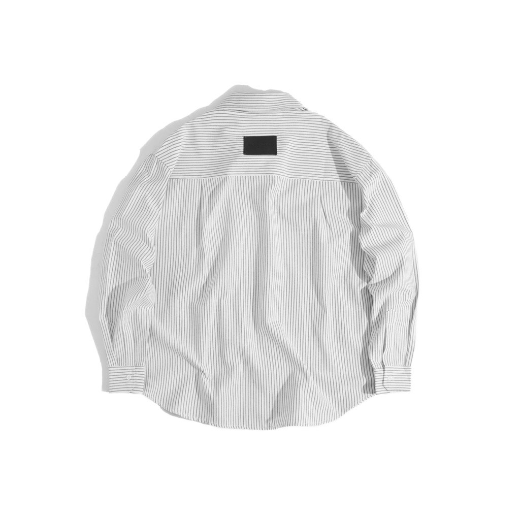 ÁO SƠ MI TAY DÀI KẺ SỌC OXFORD FORM BIG BOXY "ONLY TAG" WONDERSTU - UNISEX