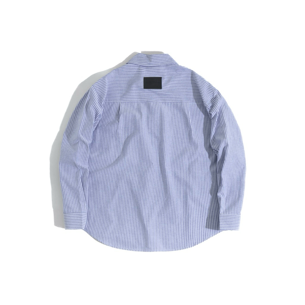 ÁO SƠ MI TAY DÀI KẺ SỌC OXFORD FORM BIG BOXY "ONLY TAG" WONDERSTU - UNISEX