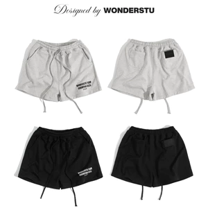 QUẦN SHORT NỈ CUA 400GSM THÊU LOGO 2D "CHAMPION SS25" WONDERSTU - UNISEX