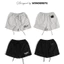 QUẦN SHORT NỈ CUA 400GSM THÊU LOGO 2D "CHAMPION SS25" WONDERSTU - UNISEX