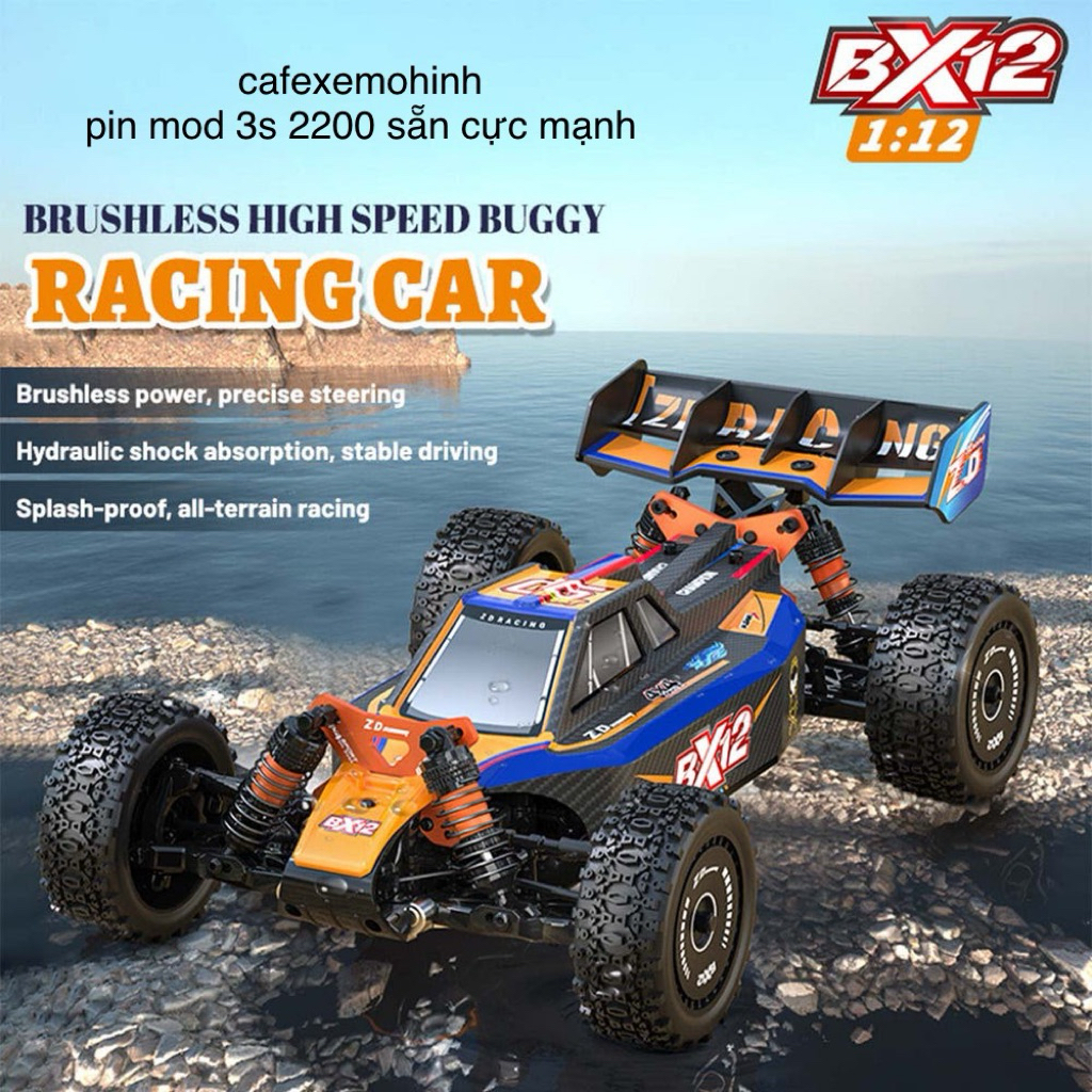 xe điều khiển Buggy Bx12 sườn kim loại sẵn pin 3s 2200 chạy cực nhanh ...