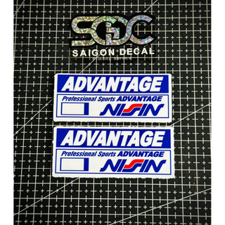 Tem Sticker Dán Phuộc Bình Dầu Showa Nissin & Japan 3 Mẫu Mới 2025, In Ép Nhiệt |SGDC - 1 Cái/Cặp|