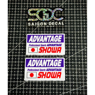 Tem Sticker Dán Phuộc Bình Dầu Showa Nissin & Japan 3 Mẫu Mới 2025, In Ép Nhiệt |SGDC - 1 Cái/Cặp|