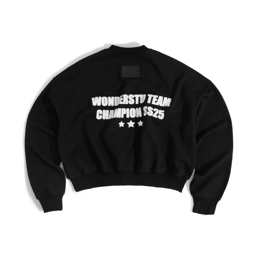 (CÓ TÁCH LẺ) SET NỈ CHÂN CUA SHORT & SWEATER "CHAMPION SS25" WONDERSTU - UNISEX [ Sẵn L-Xl]