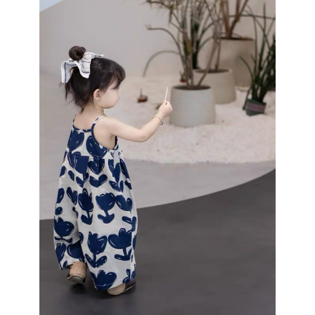 Jum lá cho bé gái 8-20kg mát mẻ, xinh xắn mặc lên siêu yêu (Ảnh shop chụp sau ảnh bìa)