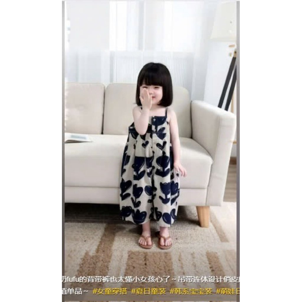 Jum lá cho bé gái 8-20kg mát mẻ, xinh xắn mặc lên siêu yêu (Ảnh shop chụp sau ảnh bìa)