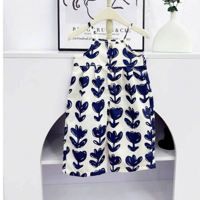 Jum lá cho bé gái 8-20kg mát mẻ, xinh xắn mặc lên siêu yêu (Ảnh shop chụp sau ảnh bìa)