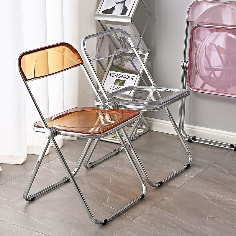 Ghế xếp trong suốt, ghế bàn ăn, ghế chụp ảnh NHU Y DECOR Ghế xếp decor, ghế xếp ngồi bàn học decor